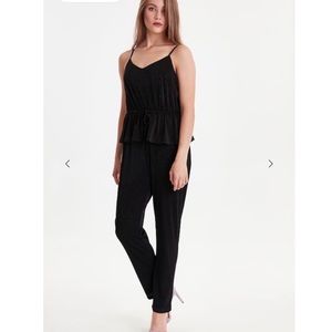 NWT ICHI Black jumpsuit